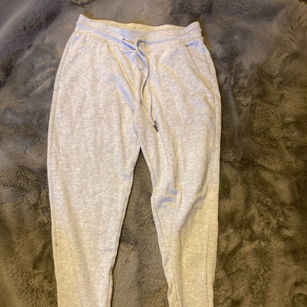 Grey jogger sweatpants